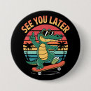 Recherche de crocodile drôle badges Alligator
