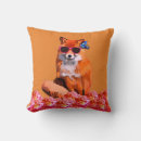 Search for red fox pillows Orange