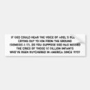 Search for anti abortion bumper stickers Religion