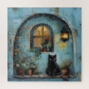 Search for black cats puzzles Fun