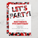 Recherche de camouflage rouge cartes postales Garçon