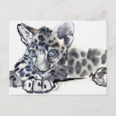 Recherche de taches léopard cartes postales Mignon