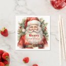 Search for santa claus napkins Winter