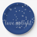 Search for hanukkah paper plates Love and light