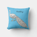 Search for white peacock pillows Bird