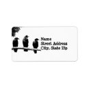 Search for birds on a branch return address labels Animals