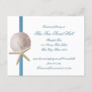 Search for beach wedding reception invitations Starfish