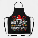 Search for sock aprons Santa