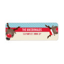Search for reindeer return address labels Modern