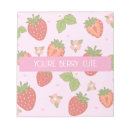 Search for strawberry notepads Sweet