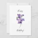 Search for thinking of friends cards Purple flowers