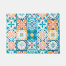 Search for blue and orange doormats Floral