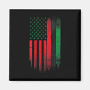 Search for african flag magnets Red