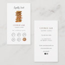 Recherche de chocolate business cards Moderne