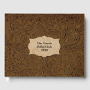 Search for leather guest books Rustic