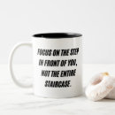Search for one step mugs Motivational