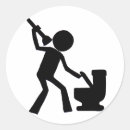 Search for bathroom humor stickers Toilet