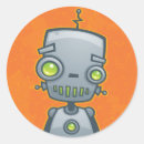 Search for happy robot stickers Cartoon
