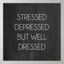 Search for stress posters Typography