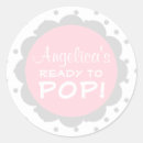 Search for ready to pop baby shower stickers Pink