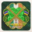 Search for shamrocks coasters Irish