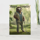 Search for funny golfer birthday cards Player
