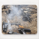 Recherche de combustion tapis souris Photographie