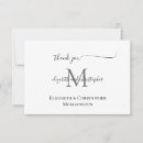 Search for monogram thank you cards Classic