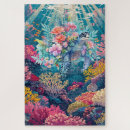 Search for coral reef puzzles Blue