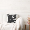Search for black and white cow print pillows Trendy