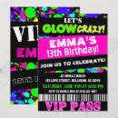 Recherche de rave party invitations Lueur