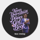 Search for never underestimate stickers Girl
