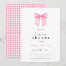 Recherche de gingham baby shower fille invitations Aquarelle