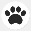 Recherche de empreintes pattes autocollants Dogs