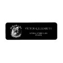 Search for skeleton wedding return address labels Elegant