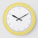 Recherche de jaune citron horloges Contemporain