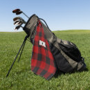 Recherche de tartan golf towels Noir