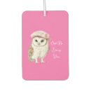Search for owl car air fresheners Pink