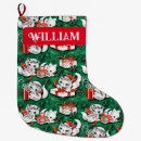 Search for old fashioned christmas stockings Mid century