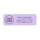 Search for lavender return address labels Elegant