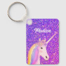 Search for unicorn keychains Glitter