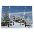 Search for winter scene gift bags Trees