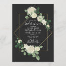 Search for grey bridal shower invitations Watercolor