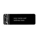 Search for swirls return address labels Fancy