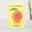 Recherche de mangue vœux cartes Illustration