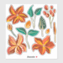 Search for big flower stickers Botanical
