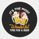Search for beer cartoon stickers Santa claus