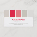 Search for color palette business cards Simple
