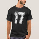 Recherche de numéro 17 tshirts Nombre