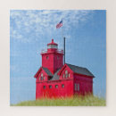 Search for michigan lighthouse puzzles Big red